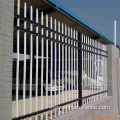 Aluminum or wrought iron fence for plant